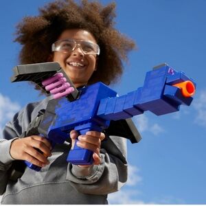 Nerf Fortnite RL Dart Blaster - Blue/Purple Minecraft Dragon